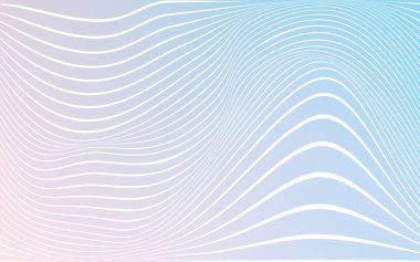 Açık pembe, eğri kurdeleli mavi vektör arkaplan. Yarım tonlu, eğik tonlu yaratıcı bir illüstrasyon. Arkaplanlar için desenli desen.