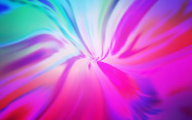 Açık Pembe, eğri çizgileri olan mavi vektör arkaplan. Kavisli çizgilerden oluşan parlak bir illüstrasyon. Reklamlarınız, posterleriniz, afişleriniz için yepyeni bir tasarım..