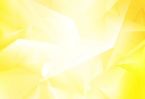 Fond Vectoriel Jaune Clair Avec Triangles Illustration Abstraite Moderne Avec — Image vectorielle