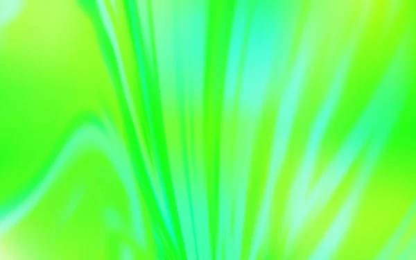 Hellgrüner Gelber Vektor Verschwommen Leuchten Abstrakten Hintergrund Moderne Abstrakte Illustration — Stockvektor