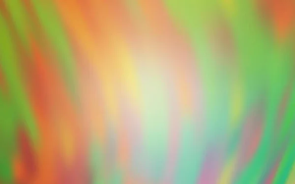 Vert Clair Vecteur Jaune Flou Motif Lumineux Illustration Colorée Dans — Image vectorielle