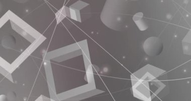 4K dikdörtgenli koyu gri akış videosu. Kare şeklinde yüksek kaliteli klipsli. Cep telefonu için film. 4096 x 2160, 30 fps.