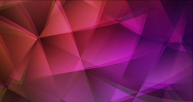 4K koyu pembe, sarı çokgen video görüntüleri.