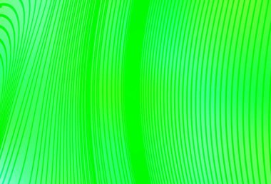 Açık yeşil, bükülmüş çizgileri olan sarı vektör deseni. Renkli çizgileri ve şekilleri olan bir örnek. Fikirlerin için bir örnek..