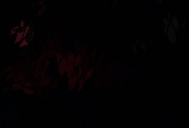 Koyu pembe vektör arka planı yapraklarla karalıyor. Yaprakları karalama tarzında renkli ve soyut çizimler. Tasarımınız için yeni şablon.