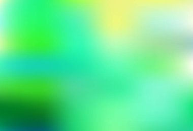 Açık yeşil vektör modern zarif arkaplan. Gradyan tasarımlı, soyut, ışıltılı çizimler. Tasarımının yeni yolu.