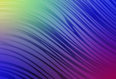 Eğimli çizgileri olan açık renkli vektör deseni. Eğimli çizgileri olan zarif parlak bir illüstrasyon. İşiniz için en iyi tasarım.