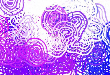 Açık mavi, soyut şekilli kırmızı vektör dokusu. Soyut tarzda rengarenk gradyan şekilleri olan bir resim. İşiniz için en iyi akıllı tasarım.