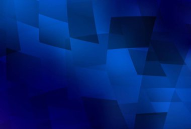 Dikdörtgenli hafif BLUE vektör arka planı. Dikdörtgenli soyut gradyan çizimi. Şablon bir arkaplan olarak kullanılabilir.