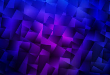 Koyu Mor, pembe çizgili vektör düzeni, dikdörtgenler. Soyut stil ve dikdörtgenlerle dekoratif tasarım. Reklamlar için desen.