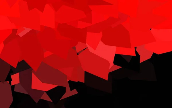 Textura Vectorial Rojo Oscuro Con Estilo Triangular Gradiente Abstracto Ilustración — Archivo Imágenes Vectoriales