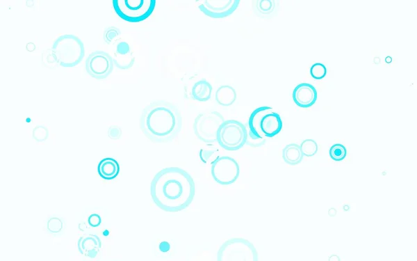 Світло Рожевий Синій Векторний Фон Бульбашками Абстрактна Ілюстрація Кольоровими Бульбашками — стоковий вектор