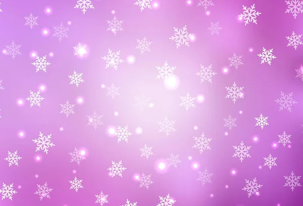 Light Pink Vektor Háttér Xmas Stílusban Intelligens Illusztráció Lejtős Karácsonyi — Stock Vector