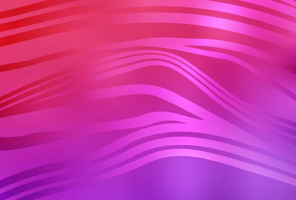 ライトパープル ピンクのベクトルの背景に心配の線があります 線で抽象的なイラストをキラキラさせます あなたのアイデアのサンプル — ストックベクタ