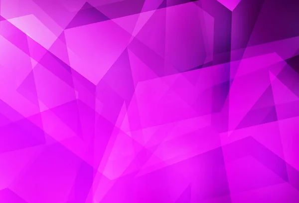 Light Purple Vektor Polygon Abstraktes Layout Leuchtend Bunte Illustration Mit — Stockvektor