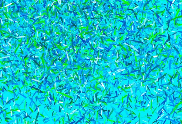 Синий Зеленый Векторный Фон Прямыми Линиями Блестящие Абстрактные Иллюстрации Красочными — стоковый вектор