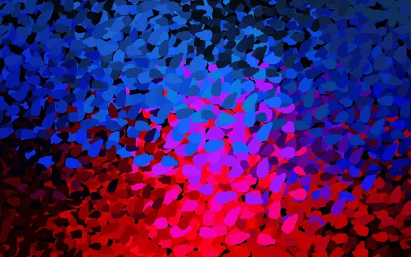 Dunkelblauer Roter Vektorhintergrund Mit Abstrakten Formen Illustration Mit Farbenfrohen Verlaufsformen — Stockvektor