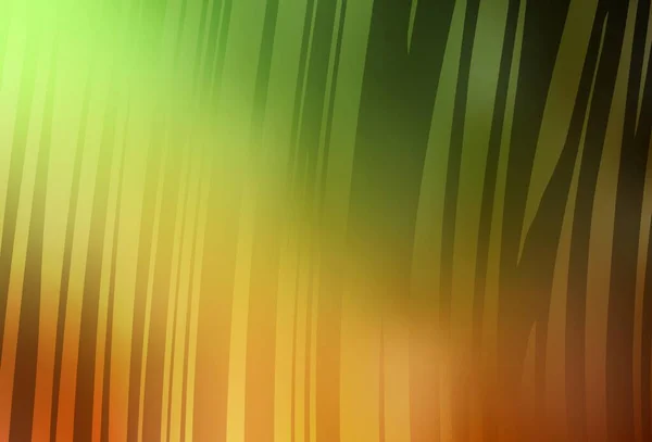 Světle Zelená Žlutý Vektor Abstraktní Jasný Vzor Abstraktní Barevná Ilustrace — Stockový vektor