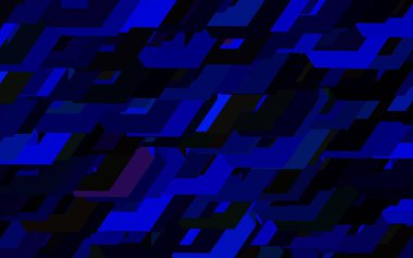 Renkli altıgenli koyu mavi vektör dokusu. Bulanık arkaplanda renkli altıgenler. Marka kitabınız için yeni şablon.