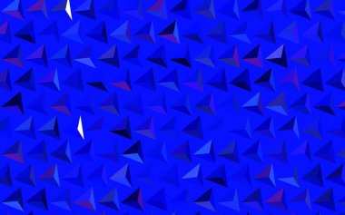 Koyu mavi üçgenli vektör arkaplanı. Doğa tarzında üçgenleri olan güzel bir çizim. İşiniz için en iyi akıllı tasarım.