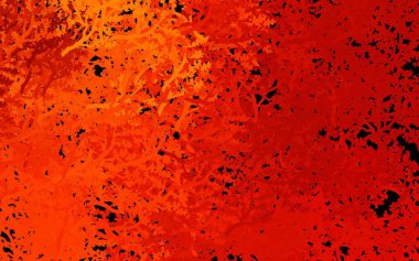 Koyu turuncu vektör soyut desenli ağaçlar, dallar. Ağaçlı modern geometrik soyut çizim. Marka kitabınız için yeni şablon.