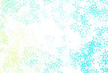 Açık mavi, yapay zeka yapısına sahip yeşil vektör şablonu. Renkli yapay zeka yapısı, eğimli çizgiler ve noktalar. Bilim için desen, geleceksel tasarımlar..