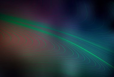 Lacivert, kıvrık çizgileri olan kırmızı vektör dokusu. Renkli çizgileri ve şekilleri olan bir örnek. Markan için yeni kompozisyon.