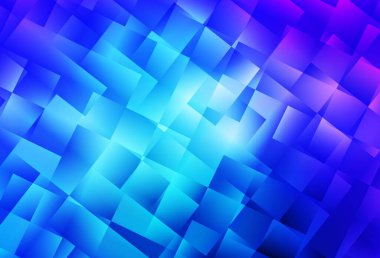 Açık pembe, mavi vektör çokgen desen. Zarif üçgenleri olan soyut çizimler. Web siteniz için yeni bir doku.