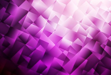 Açık pembe vektör çokgen desen. Üçgenli parlak renkli çizimler. Bir markanın arkaplanı için desen.