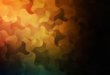 Koyu Turuncu vektör eğimli şablon. Zarif üçgenleri olan soyut çizimler. Cep telefonunun arka planının şablonu.