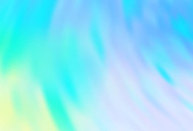 Açık mavi, yeşil vektör parlak deseni bulanıklaştırdı. Görüntü tarzında tamamen yeni bir renkli çizim. Web siteniz için bulanık tasarım.