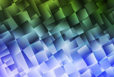 Açık pembe, dikdörtgen biçiminde yeşil vektör dokusu. Soyut stil ve dikdörtgenlerle dekoratif tasarım. İş ilanları, broşürler, broşürler için desen