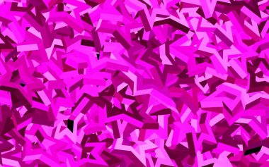 Üçgenli koyu pembe vektör arkaplan. Üçgenli soyut gradyan çizimi. İşiniz için en iyi akıllı tasarım.