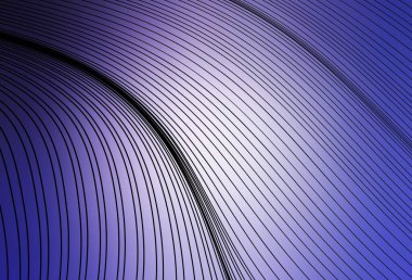 Eğri çizgileri olan açık mor vektör deseni. Değişken çizgileri olan renkli geometrik örnek. Tasarımınız için desen.