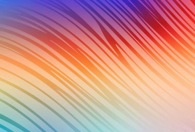 Wry çizgileri ile çok renkli vektör arkaplanı. Soyut ve gradyan renkte renkli çizimler. İş tasarımınız için şablon.