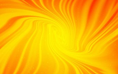 Gece gökyüzü yıldızlı açık turuncu vektör deseni. Büyük Ayı yıldızlı modern soyut illüstrasyon. Fütürist reklamlar ve kitapçıklar için şablon.