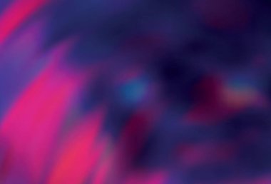 Koyu pembe vektör parlak deseni bulanıklaştırdı. Gradyan ile modern soyut çizim. Marka kitabı için zarif bir arkaplan.