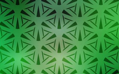 Açık yeşil vektör desenli çokgen. Üçgenli soyut gradyan çizimi. İniş sayfası için modern şablon.