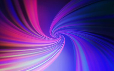 Açık Pembe, bükülmüş çizgileri olan mavi vektör şablonu. Basit bir şekilde yepyeni renkli bir tasvir. Web siteniz için soyut tasarım.