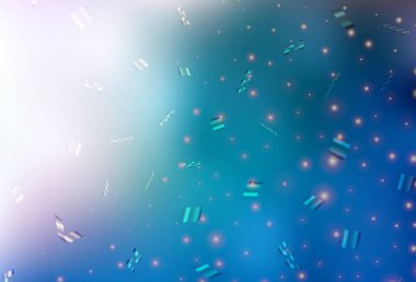 Xmas tarzında hafif BLUE vektör arkaplanı. Modern soyut Noel ruh hali şekilleri. Bir üniversite posteri için en iyi tasarım, afiş.