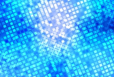 Eşkenar dörtgenli hafif BLUE vektör arkaplanı. Renkli dikdörtgenleri olan bir resim. Şablon bir arkaplan olarak kullanılabilir.