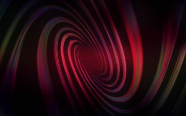 Koyu kırmızı, uzay yıldızlı sarı vektör şablonu. Parlak astronomik yıldızlı parlak renkli çizimler. Kozmik arkaplanlar için şablon.