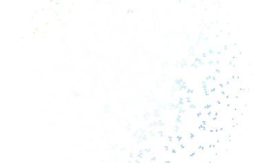 Açık yeşil vektör, dallı doğal desen. Soyut şablona karalamalar çizilmiş bir resim. İşiniz için en iyi tasarım..