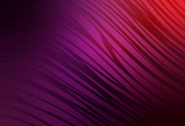 Koyu mor, pembe çizgili vektör deseni. Eğilimli soyut bir çizim. Reklamınız için yepyeni tasarım..