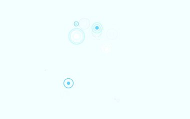 Disklerle hafif BLUE vektör dokusu. Bulanık yağmur damlaları olan soyut bir çizim. Güzel web siteleri için desen.