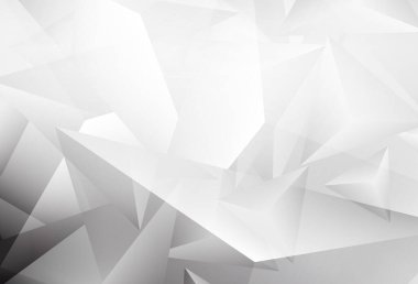Aydınlık Gri vektör deseni çokgen biçiminde. Doğa tarzında üçgenleri olan güzel bir çizim. Web siteniz için basit tasarım.
