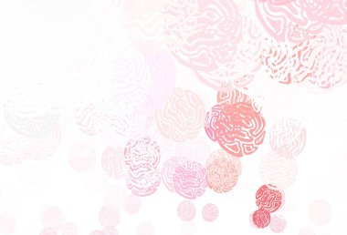 Rastgele şekilli açık kırmızı vektör deseni. Modern tarzda değişen renkli kaotik formlar. Kartvizitiniz için modern tasarım.