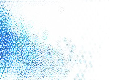 Çember şekilli açık mavi vektör düzeni. Bulanık dekoratif tasarım baloncuklu soyut tarzda. Marka kitabınız için yeni şablon.