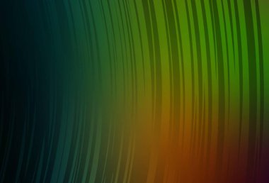 Koyu yeşil, kırmızı vektör renkli bulanık arkaplan. Gradyan ile modern soyut çizim. İşiniz için yeni tasarım.