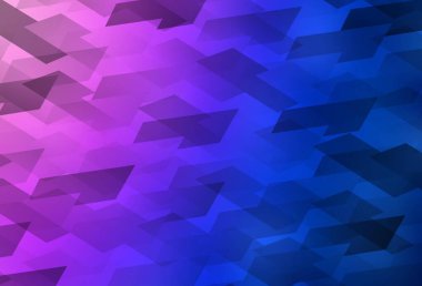 Açık pembe, dikdörtgenli mavi vektör arkaplan. Dikdörtgen şekilli soyut çizimler. Şablon bir arkaplan olarak kullanılabilir.